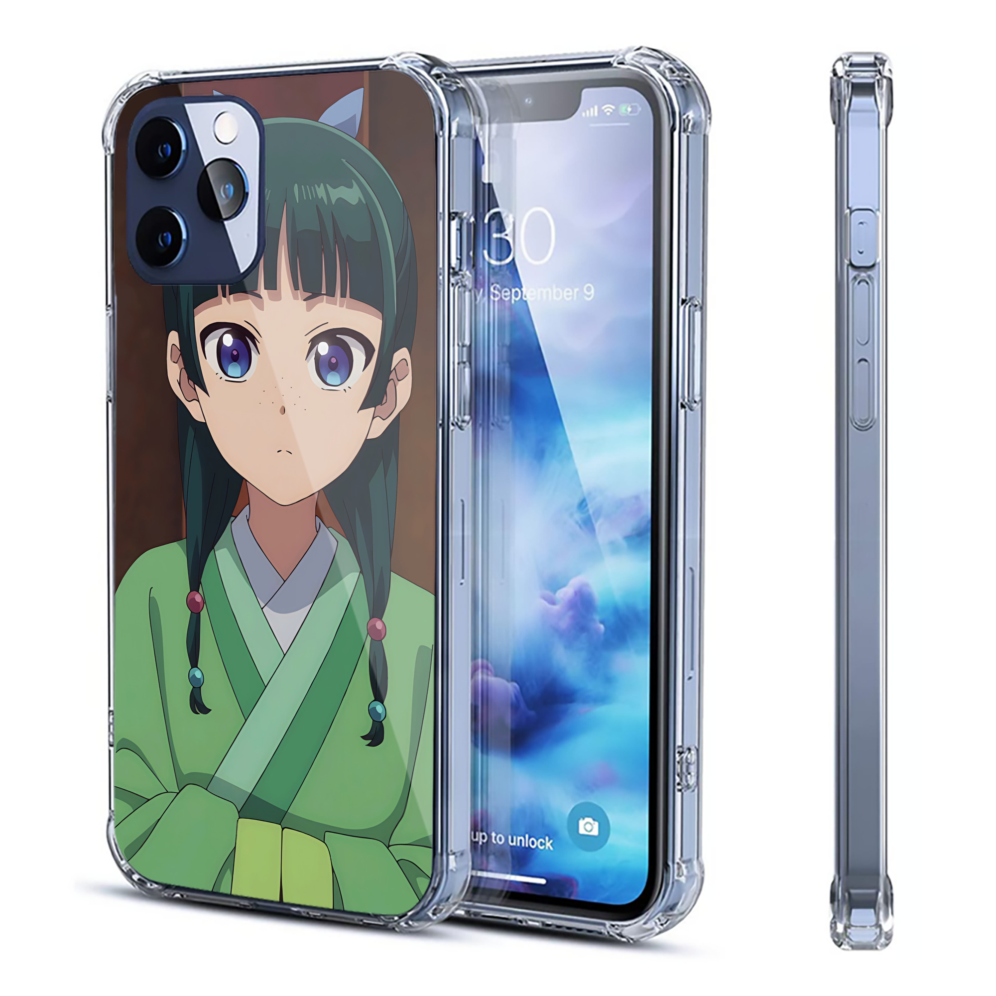 （画像用） 薬屋のひとりごと The Apothecary Diaries 【iPhone 12シリーズ対応】透明スマホケース（クリアソフトケース）